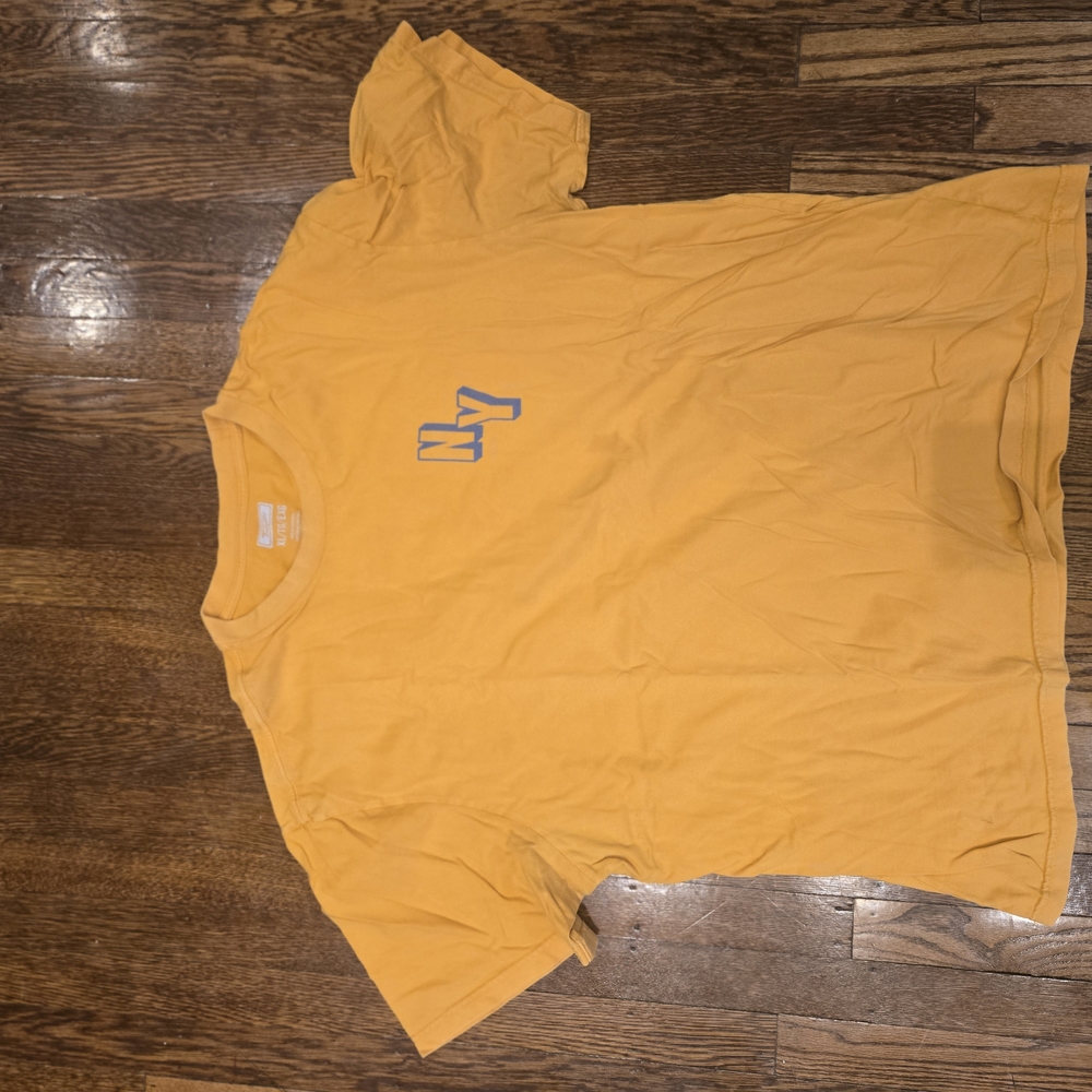 Yellow T-Shirt with Blue NY Logo